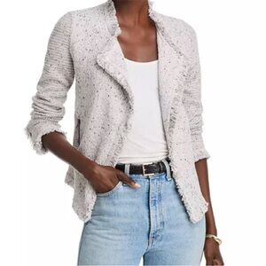 Nic + Zoe FRINGE MIX KNIT JACKET